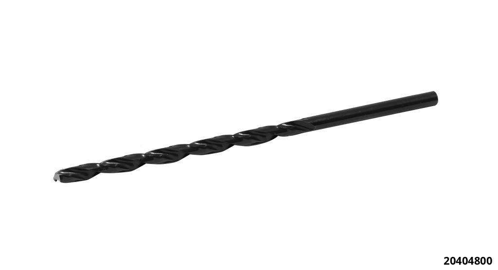 Foret HSS long 4,80 mm DIN 340, affutage de précision
