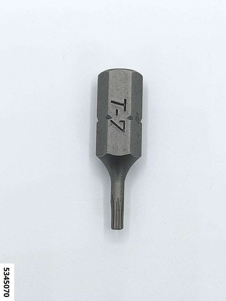 Torx-Einsatz TX 7 mit Bohrung 1/4"