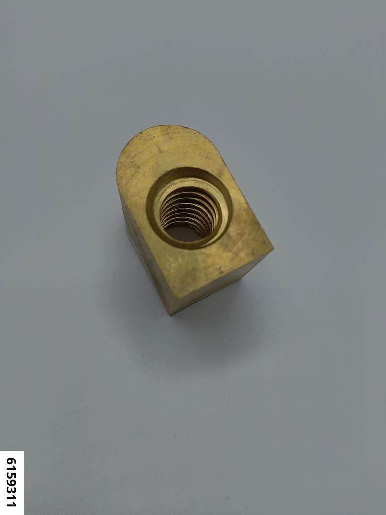 Messinglaufmutter für Fedrspanner 2250 kg immer mit Spindel tauschen