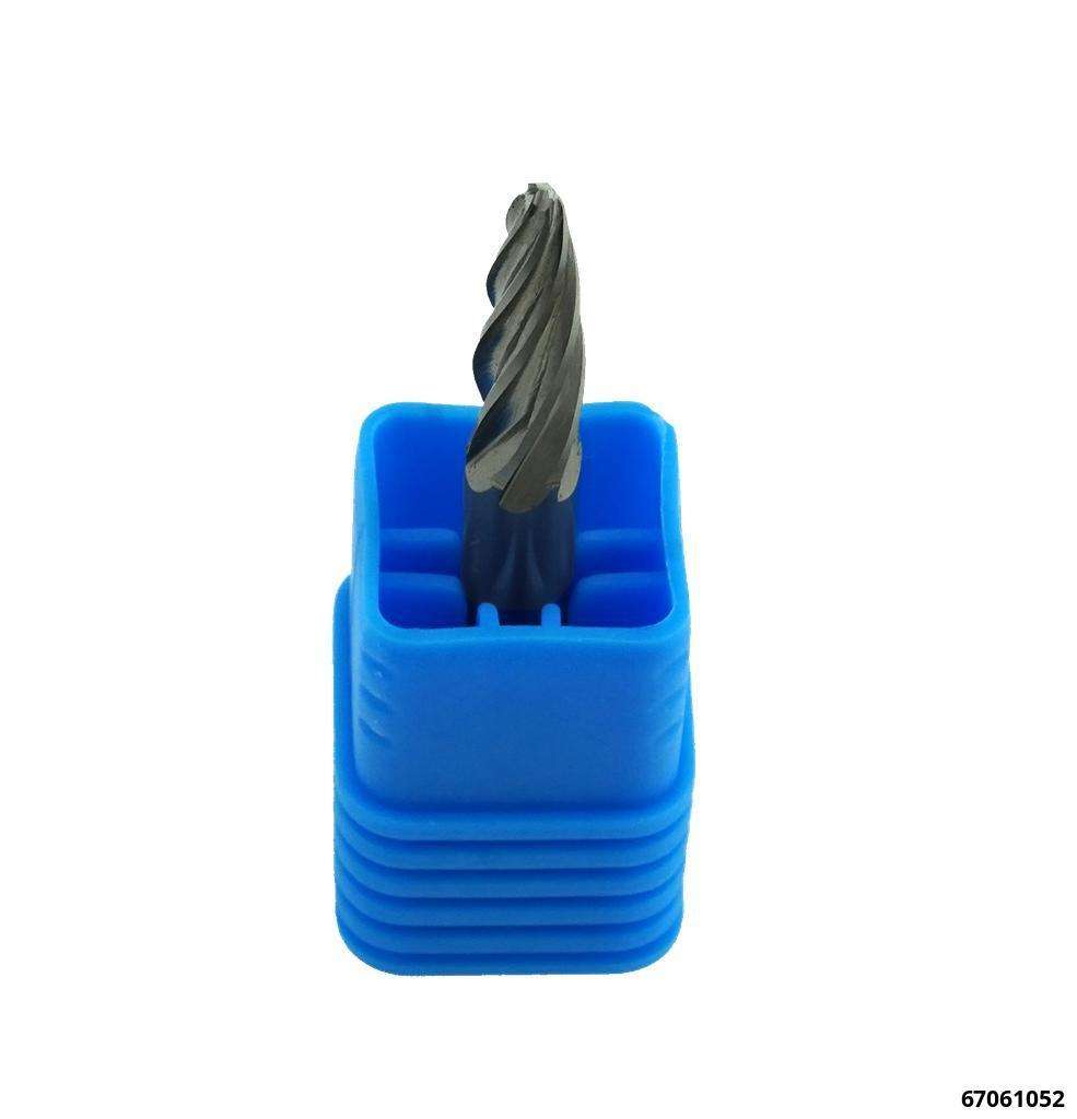 HM-Frässtift Zylinderform ZYA ZBS Aluzahnung / Schaft: 6mm  für ALU, NE-Metalle, Kunsstoffe