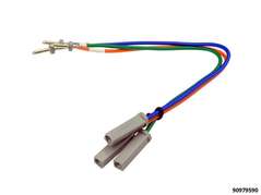 Kabelschuhverzweigung Nr.9 - 3fach 2,3mm Stift auf 2,3mm Buchse Ausgangskabel