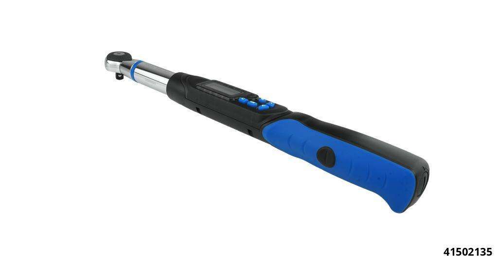 Digital torque wrench 3/8", (6,8) 27 - 135 Nm incl. rotation angle with rectangular socket 9x12