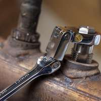 Double joint ratchet open-end wrench 13 mm, Fine-toothed, 120 teeth