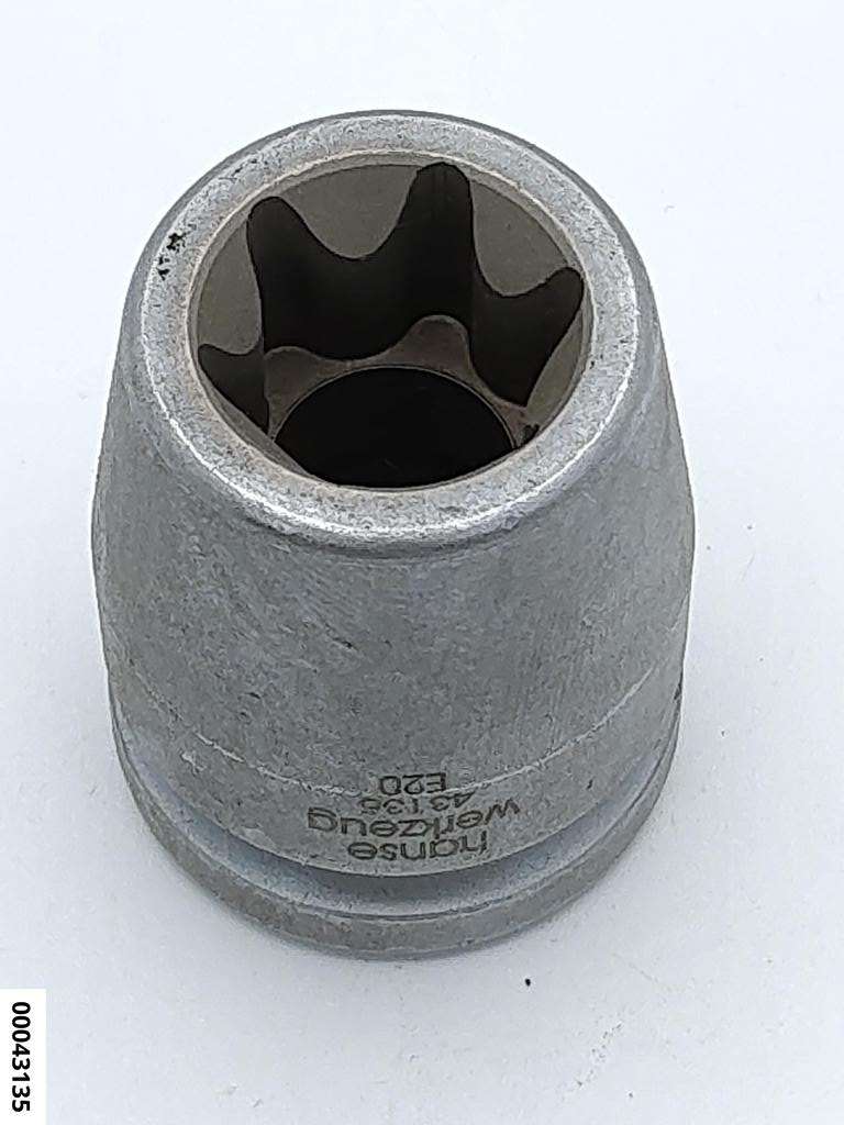 hansewerkzeug Kraftstecknuss 1/2" Aussentorx E20* Länge 38 mm