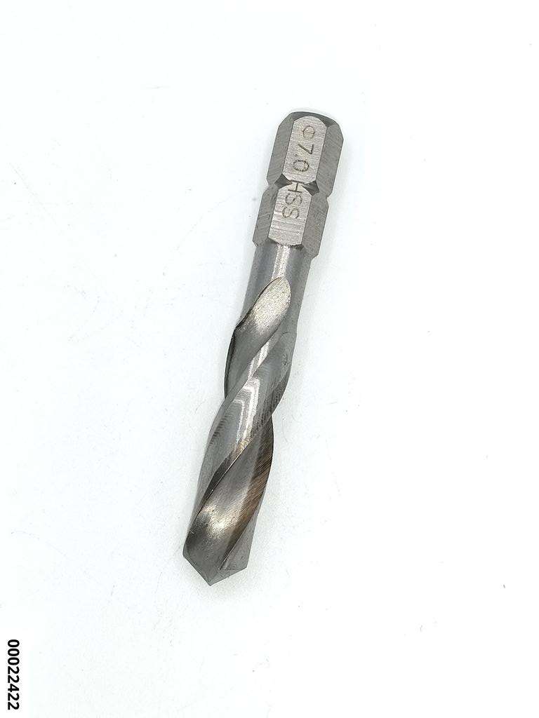 hansewerkzeug HSS-Spiralbohrer-Bit mit 1/4" Bit- Aufnahme 7,0 mm