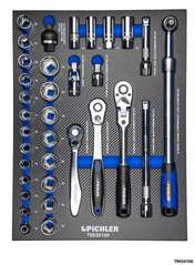 Socket Set 1/2", 34 pcs.