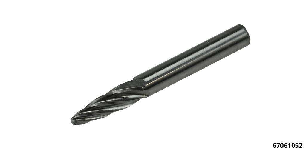 HM-Frässtift Zylinderform ZYA ZBS Aluzahnung / Schaft: 6mm  für ALU, NE-Metalle, Kunsstoffe