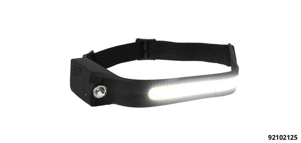 Stirnlampe 450 Lumen COB LED on / off berührungslos