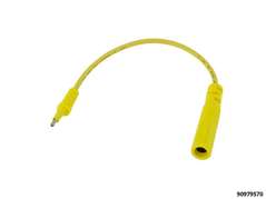 Kabelschuhverzweigung Nr.7 0,6mm Stift auf 2,3mm Buchse und 0,6mm weiblich Ausgangskabel