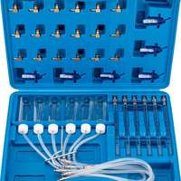 Common rail injectors return flow measurement set