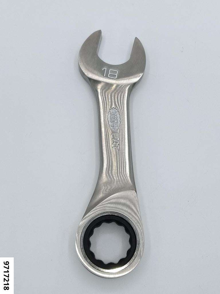 Ring-Maulschlüssel SW18 kurz mit 72-Zahn MULTIGEAR