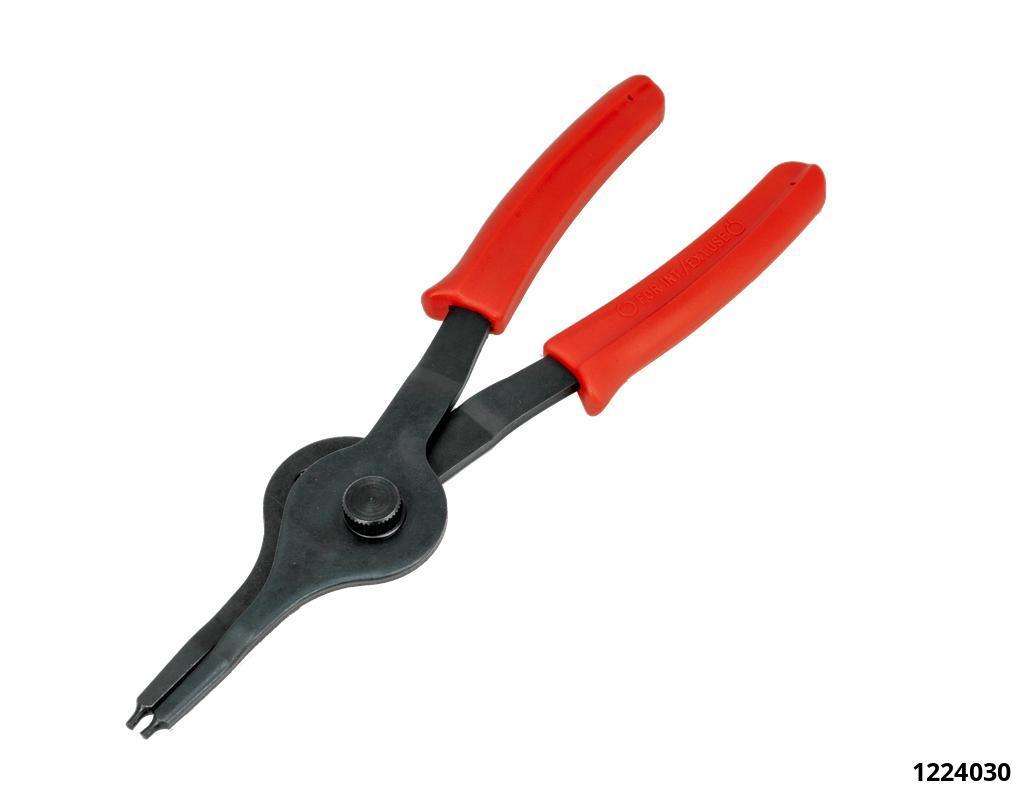 Sprengringzange umsteckbar gerade, Spitzen 2,2 mm Länge 235 mm
