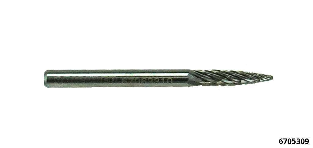 Vollhartmetallfräser Schaft 3,0 mm Spitzbogenform