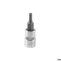 Socket 1/4", hex bit, 3 mm, length 37 mm