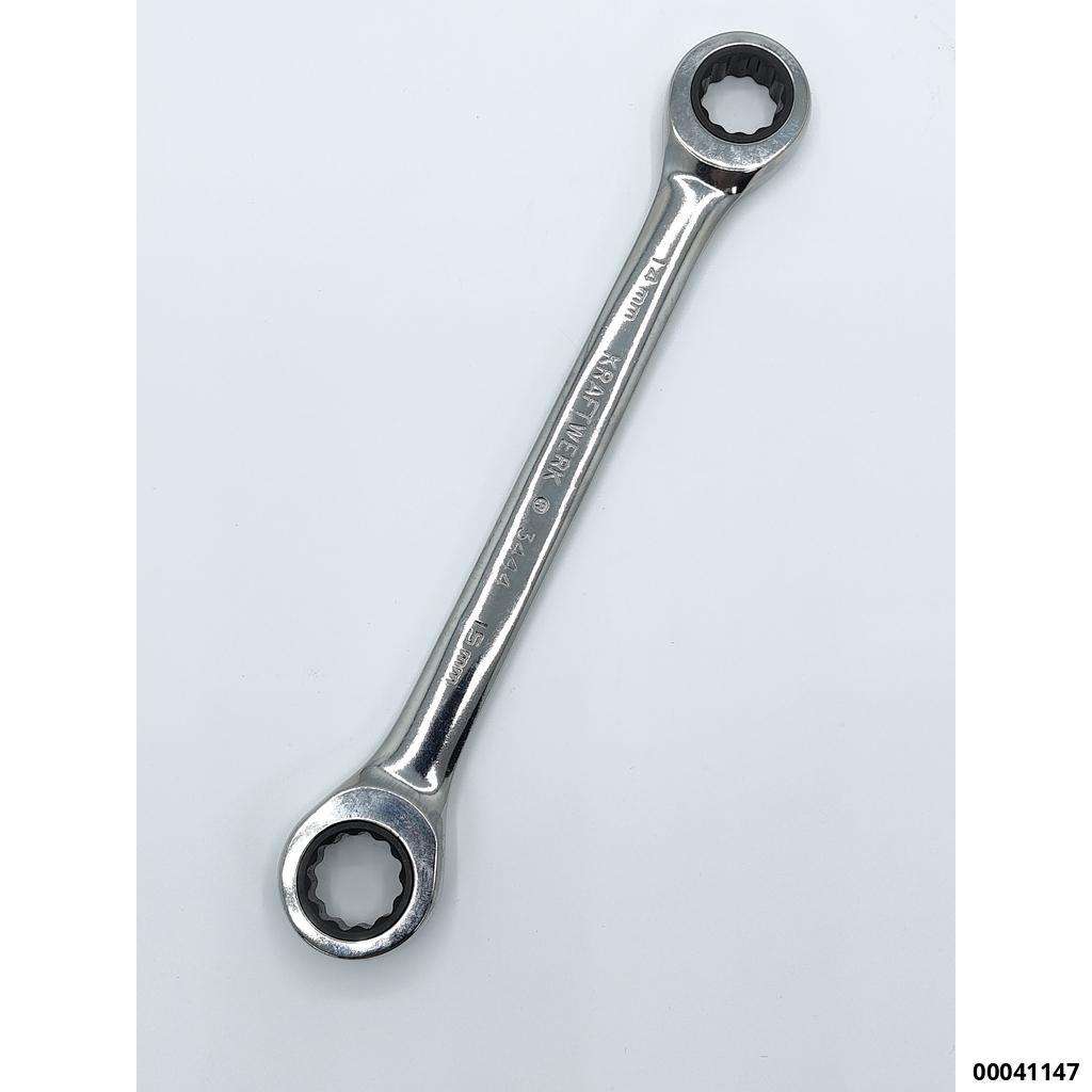 Doppel-Ratschen-Ringschlüssel SW14x15