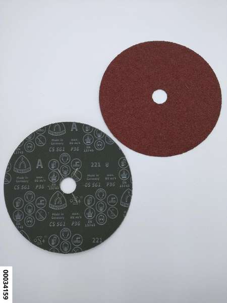 hansewerkzeug Vulkanfiberscheibe Form C 180 mm Korn 36