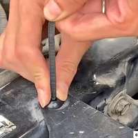 T-clip cable ties, 100 pcs.