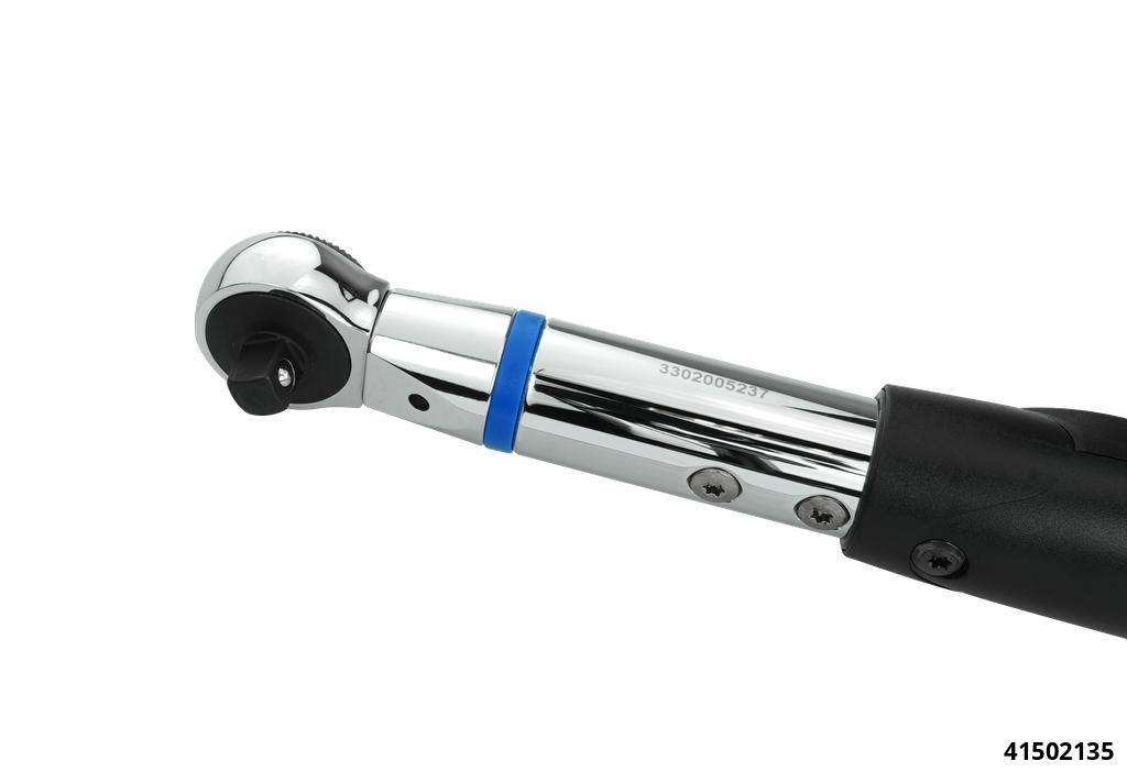 Digital torque wrench 3/8", (6,8) 27 - 135 Nm incl. rotation angle with rectangular socket 9x12