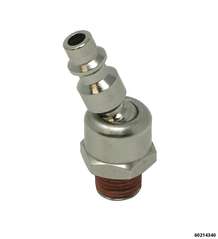 Stecknippel mit IRP06 1/4" Außengewinde schwenk- und drehbar