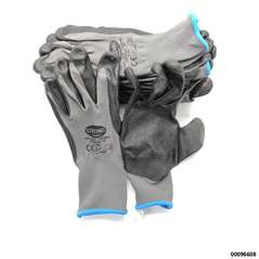 Werkstatt-Handschuh "Nylon-Strick Nitril"  Gr.10 (Teil-Nitril- Beschichtet, EN 388) (VE 12 Paar)