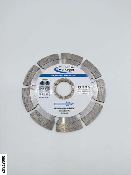hansewerkzeug Diamanttrennscheibe " ECO-Line Universal" 115 mm