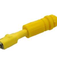 Connecteur de cosse de câble M plat 5,0 mm jaune