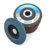 10er-Pack Lamellenschleifteller "Eco-Line"   gekröpft 115mm K80 (VE10)