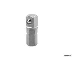 Microbit 1/4" x 18 mm, Adapter, 1/4" Vierkant x 1/4" Bit
