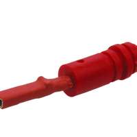 Connecteur de cosse de câble M plat 2,0 mm rouge