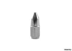 Micro embout 1/4" x 18 mm, Croix, PH2