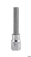1/2" Socket Bit, Hexagon Interior, 9 mm, Length 100 mm