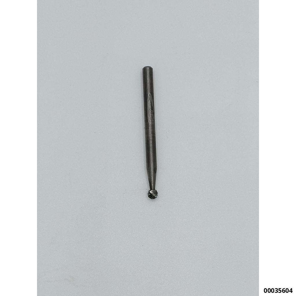 Vollhartmetall-Rotierfräser, Kugelform mit 3mm Schaft