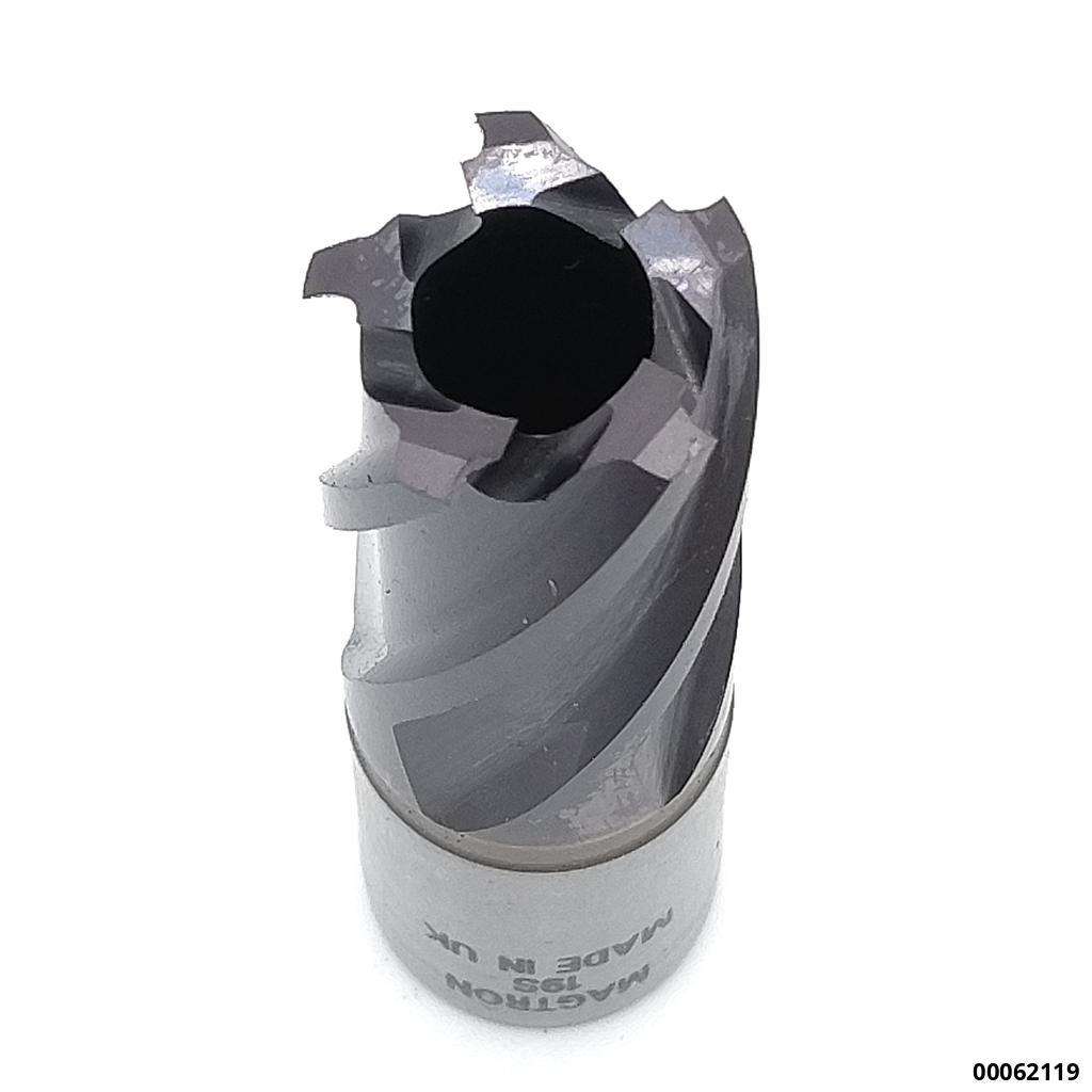 HSS Kernbohrer mit Weldonsch. 19,0 mm TiAlN-Besch. 30mm Schnitt-Tiefe