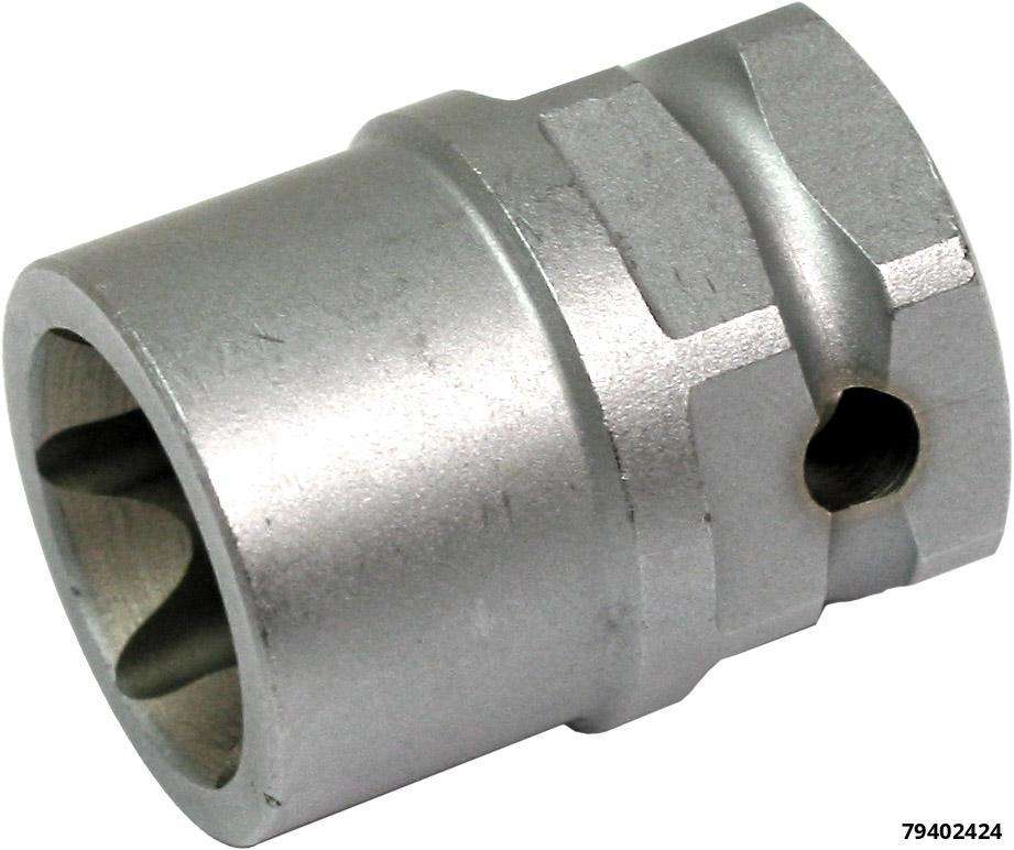 Bremssattel-Spezialnuss E24 Torx E-Profil E24x38mm lang Antrieb 1/2" und SW27