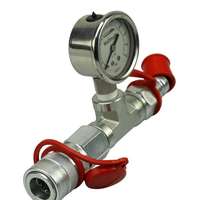 Manometer 0-800 Bar -  Ø 40mm für Hydraulikpumpen m. CEJN-Wallmekanschluss