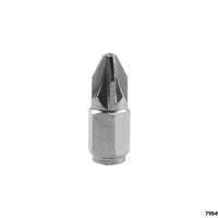 Micro embout 1/4" x 18 mm, Croix, PZ3