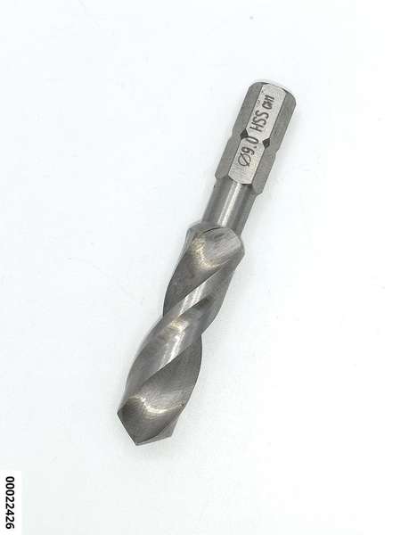hansewerkzeug HSS-Spiralbohrer-Bit mit 1/4" Bit- Aufnahme 9,0 mm