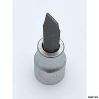 Steckschlüssel 3/8" Flachschlitz SW8 Länge: 22/48mm