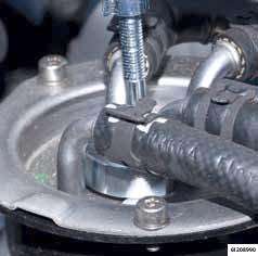 Levier de montage pour couvercle filtre à carburant UFI, p.ex: VW Multicar M27 et M28