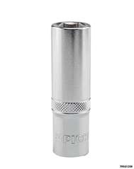 Socket 1/4", hex, long, 9 mm