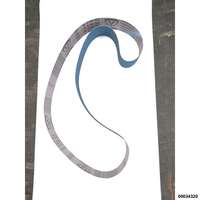 Hochleistungs-Schleifband 75x2000mm K40  "blau"  (für Stahl u. Edelstahl)