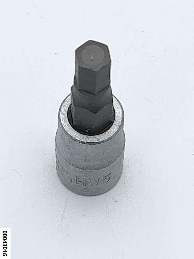 Steckschlüssel 1/4" f. Innensechskantschrauben SW5