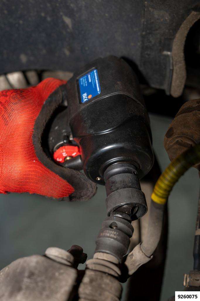 Jeu d'adaptateurs choc de 11 pcs, réducteurs et rotules 3/8", 1/2", 3/4"