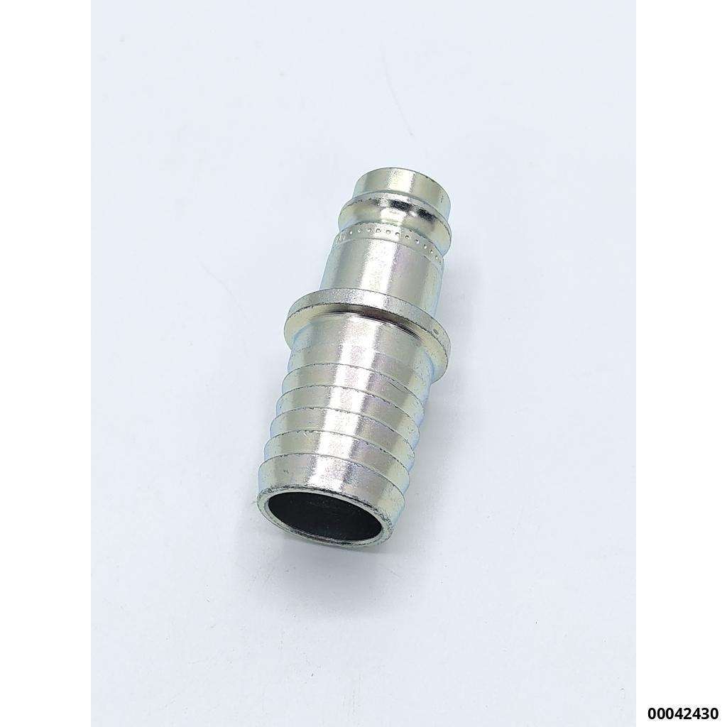 Stecknippel m. Schlauchanschluß 16mm