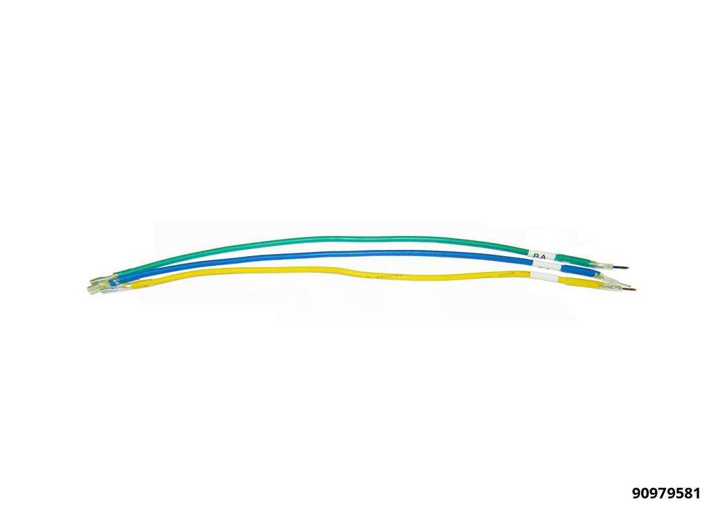 Kabelschuhverzweigung Nr.8a- 3-fach 2,1mm Stift auf 1,1mm Stift