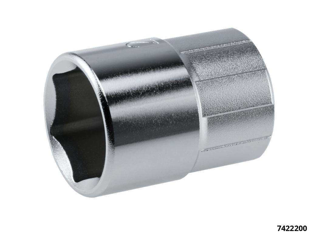 Stecknuss 1/2" 6-kant SW 22