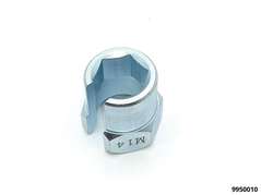 Leitungsschlüssel offen SW 14 lang aus Satz 6051150