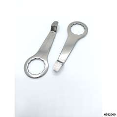 Ersatzmesser Gr.6 gekröpft L-Form Schneidlänge 10,0 mm ab Anschlag Paar f.Trennm.