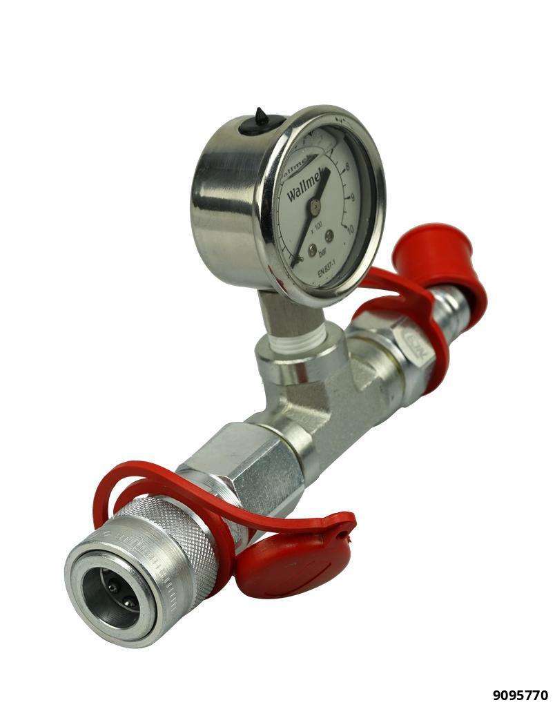 Manometer 0-800 Bar -  Ø 40mm für Hydraulikpumpen m. CEJN-Wallmekanschluss