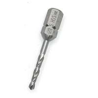 HSS-Spiralbohrer-Bit mit 1/4" Bit- Aufnahme 2,5 mm